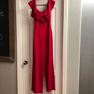 Off the shoulder jumpsuit